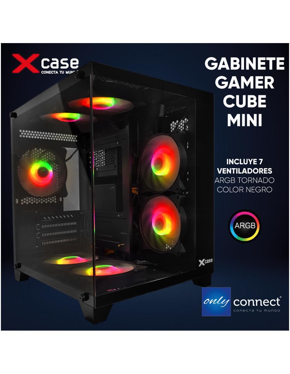 Kit de gabinete gamer Cube 7 ventiladores 9