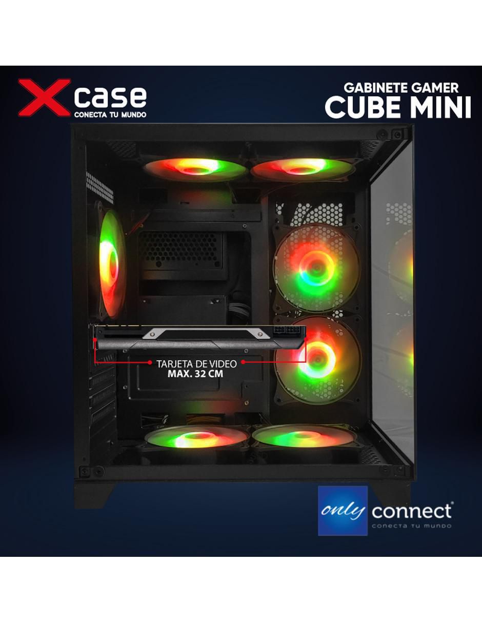 Kit de gabinete gamer Cube 7 ventiladores 5