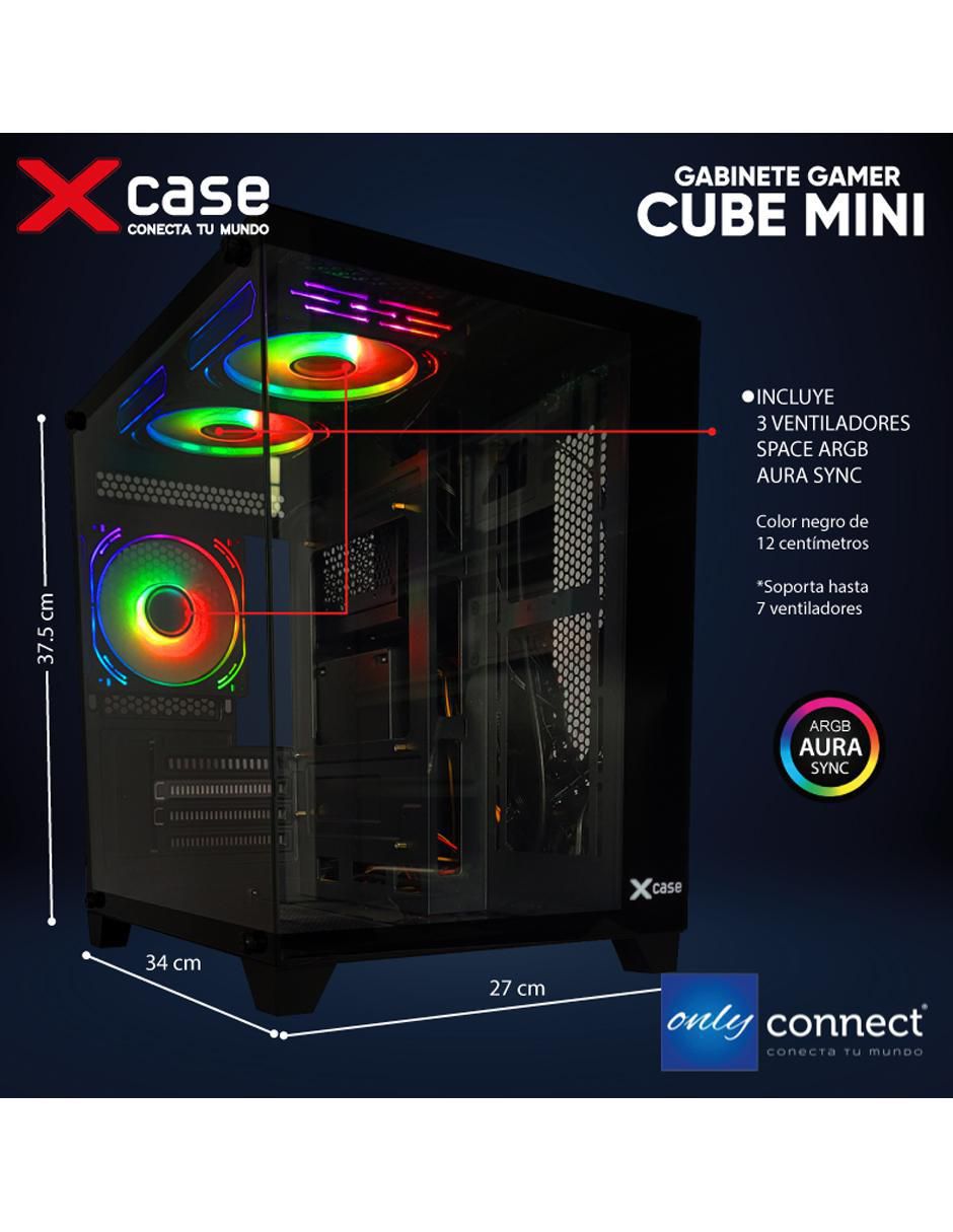 Kit de gabinete gamer 3 ventiladores Space 12