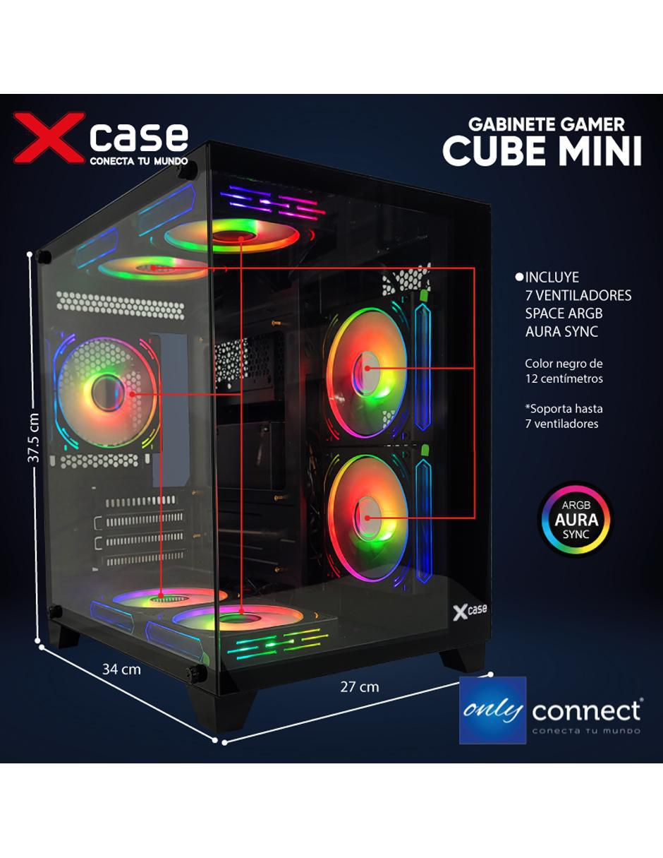 Kit de gabinete gamer 7 ventiladores Space 12