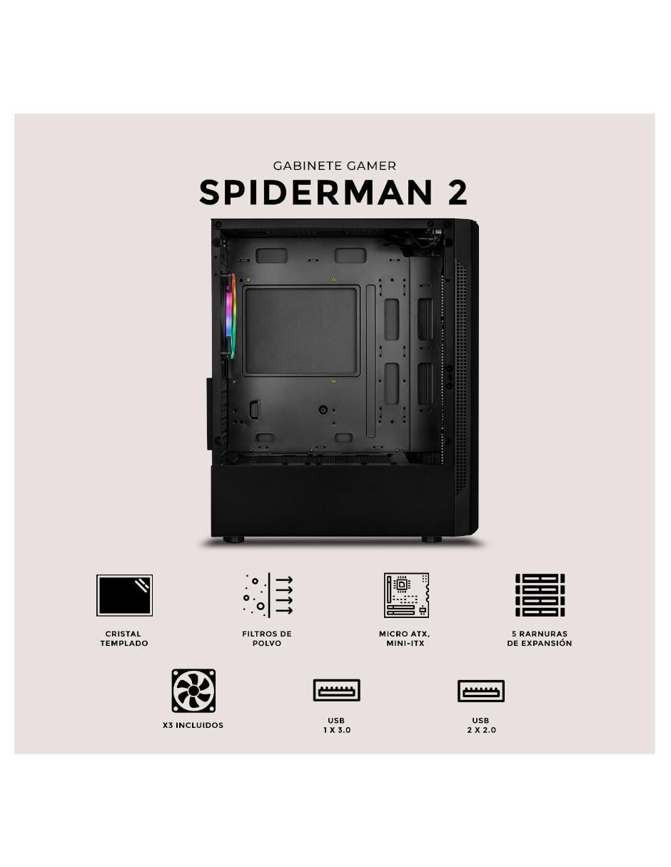 Gabinete Xtreme Pc Gaming Spider-Man II Edition
