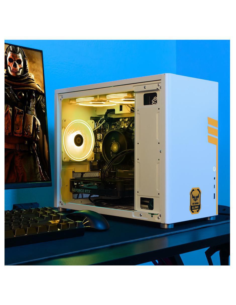 Computadora gamer XTPCR516GB4060MTW 24 pulgadas Full HD AMD Ryzen 5 NVIDIA GeForce RTX 5060 16 GB 1 TB 3