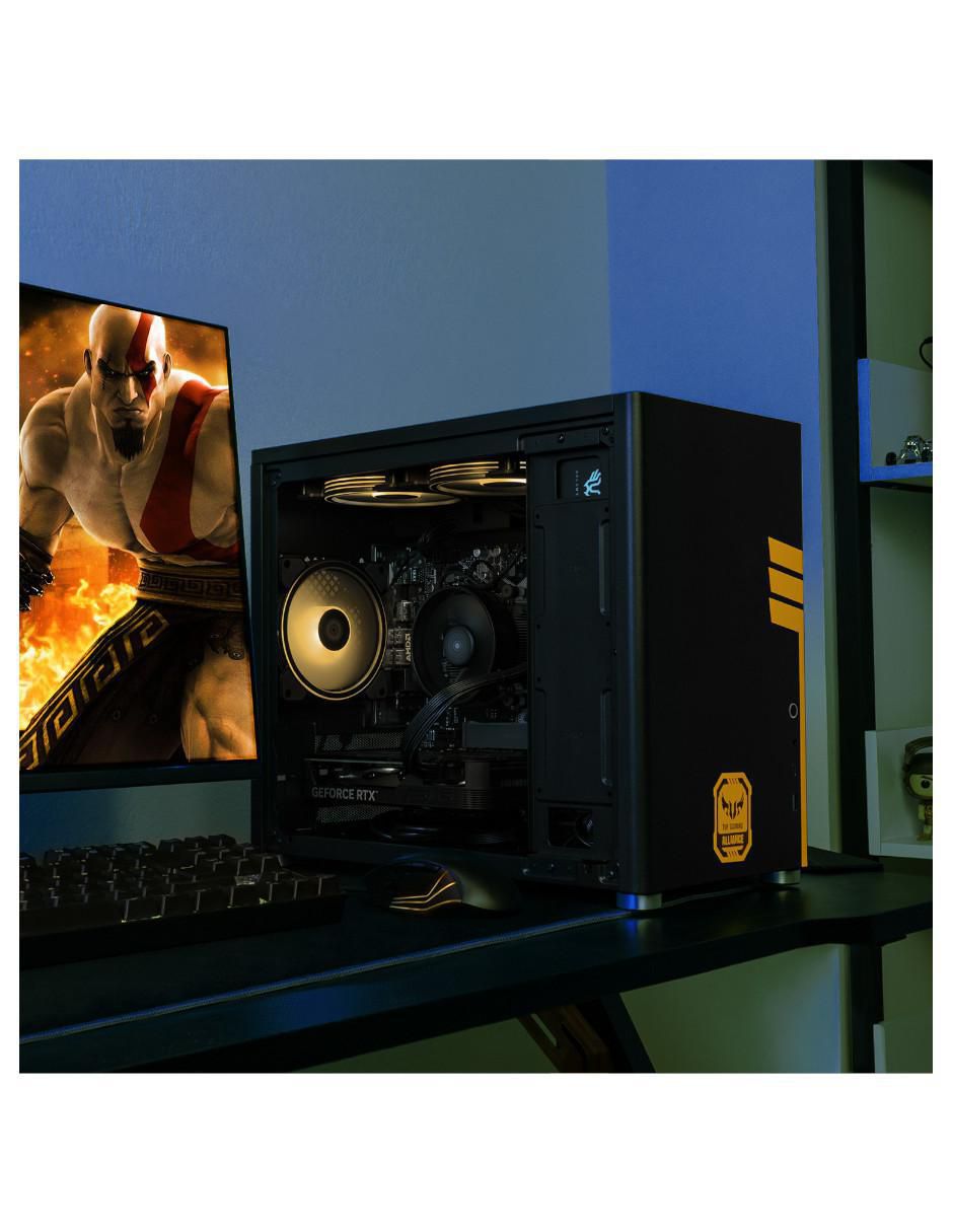 Computadora gamer Xtreme Pc Gaming XTPCR516GB4060MTB 24 pulgadas Full HD AMD Ryzen 5 NVIDIA GeForce RTX 5060 16 GB RAM 1 TB SSD