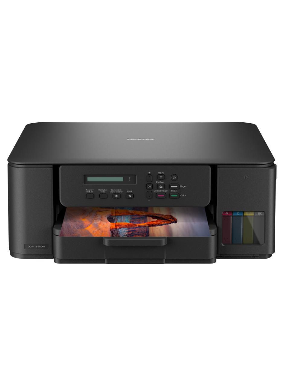 Impresora portátil Brother Dcp-T530Dw de tinta continua inalámbrica a color