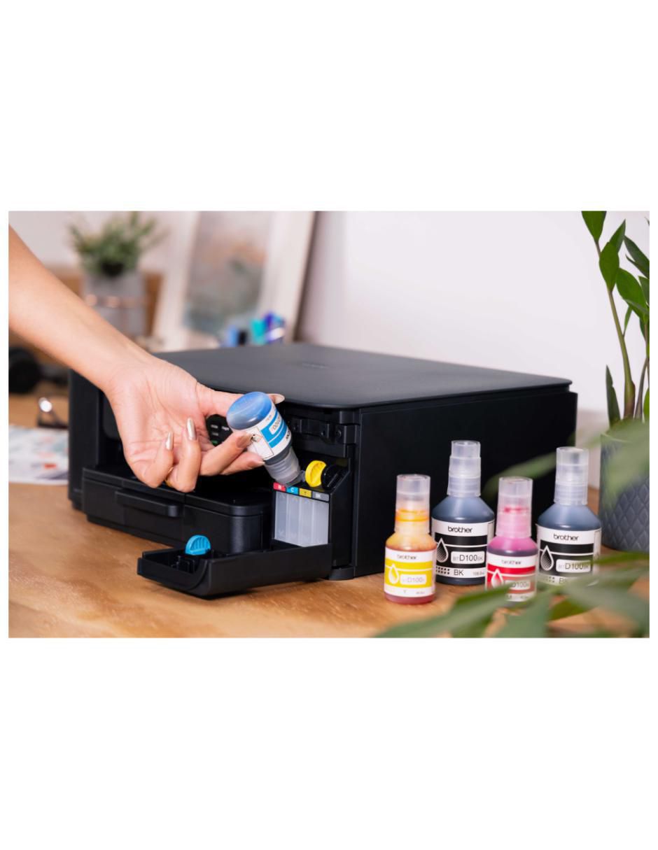Impresora portátil Brother Dcp-T530Dw de tinta continua inalámbrica a color