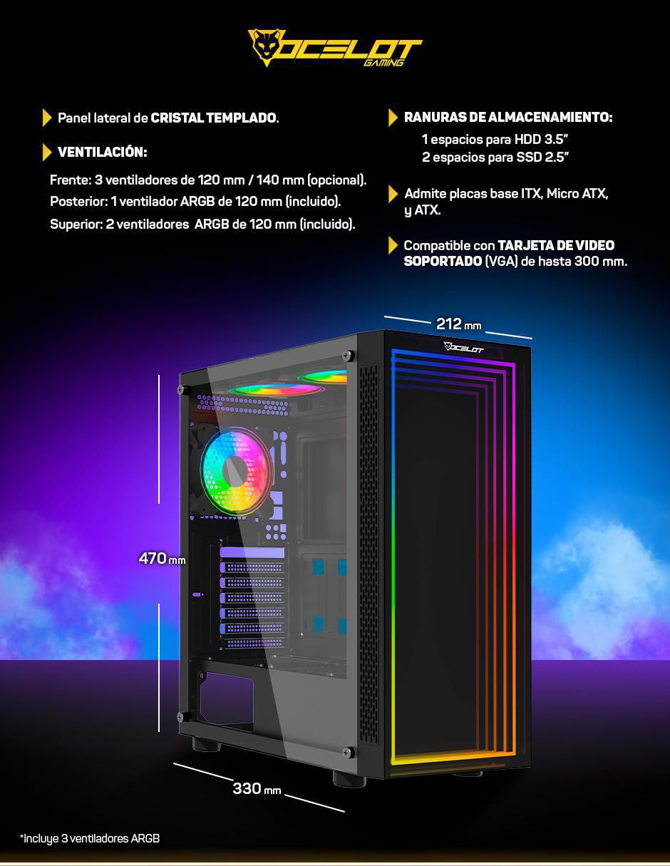 Gabinete Ocelotgaming portal-m4