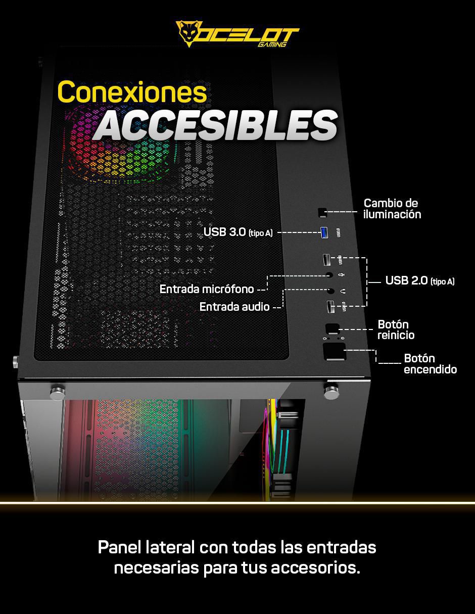 Gabinete Ocelotgaming a-cube 1