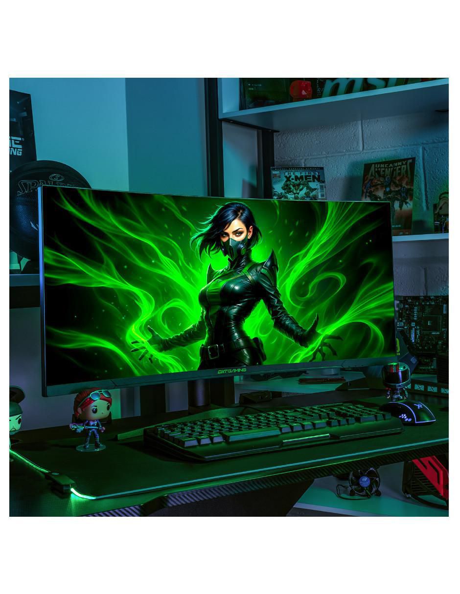 Monitor gamer Dxt Gaming immersion standard uwqhd 34 pulgadas