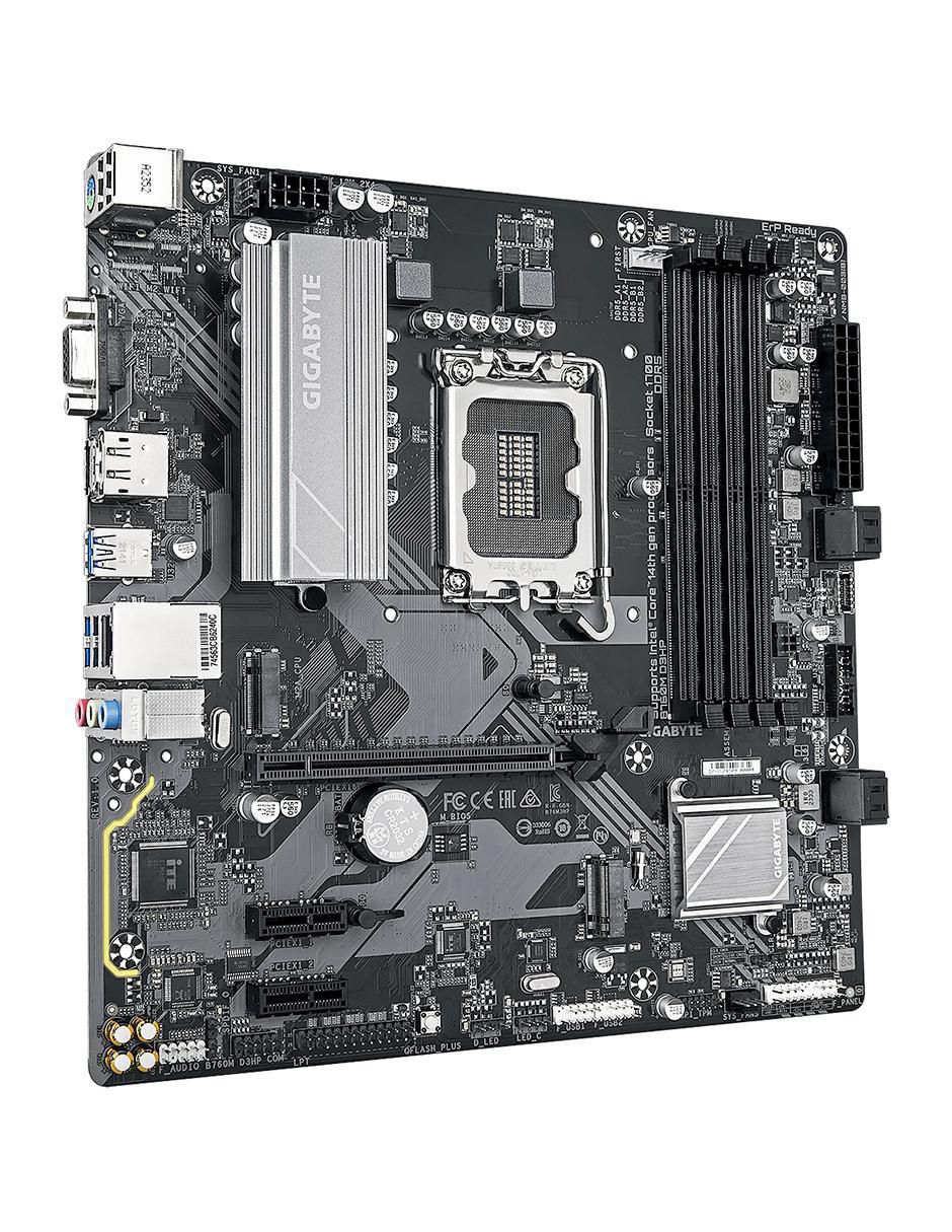 Tarjeta madre Gigabyte B760M D3Hp compatible con procesador Intel