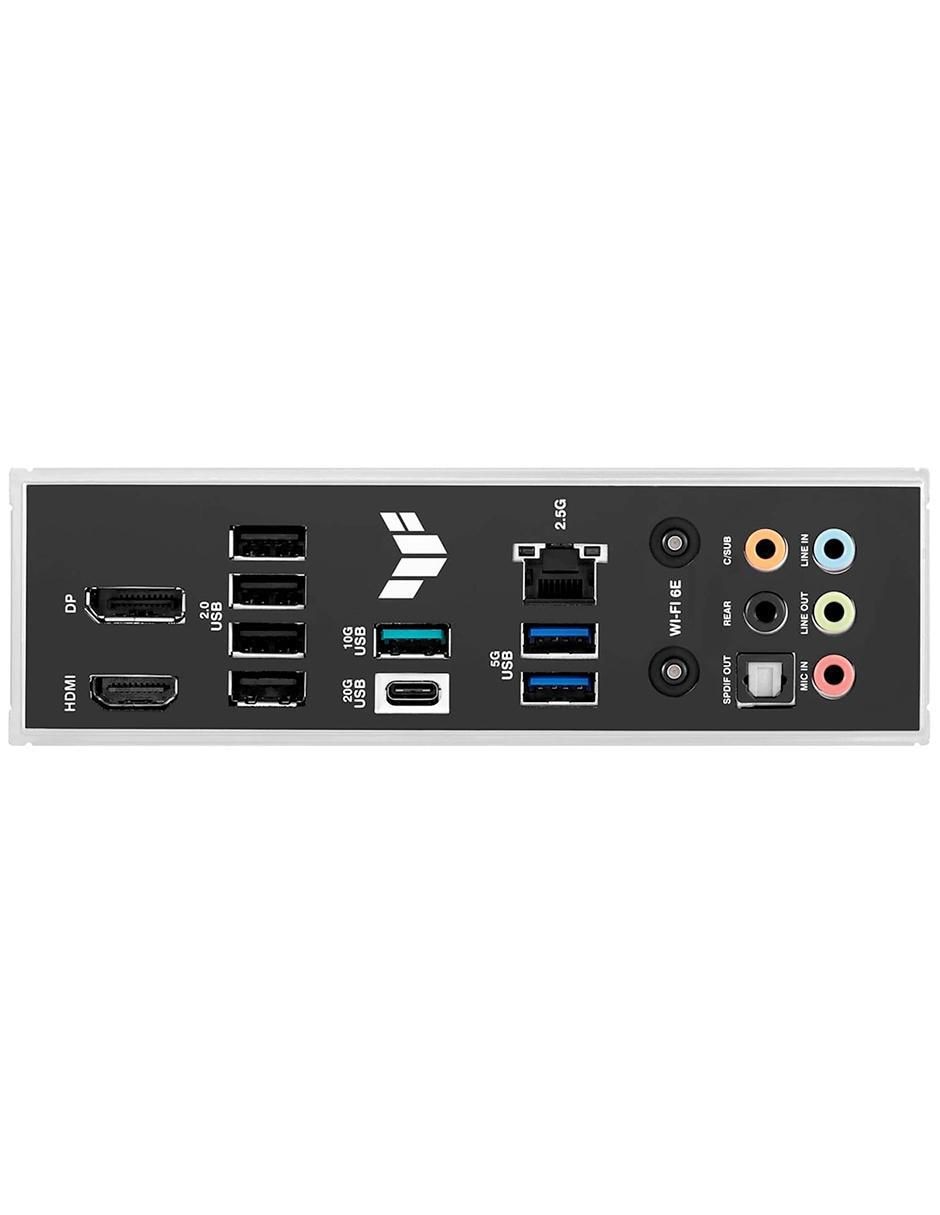 Tarjeta madre Asus TUF B760M-Plus Wifi Li compatible con procesador Intel
