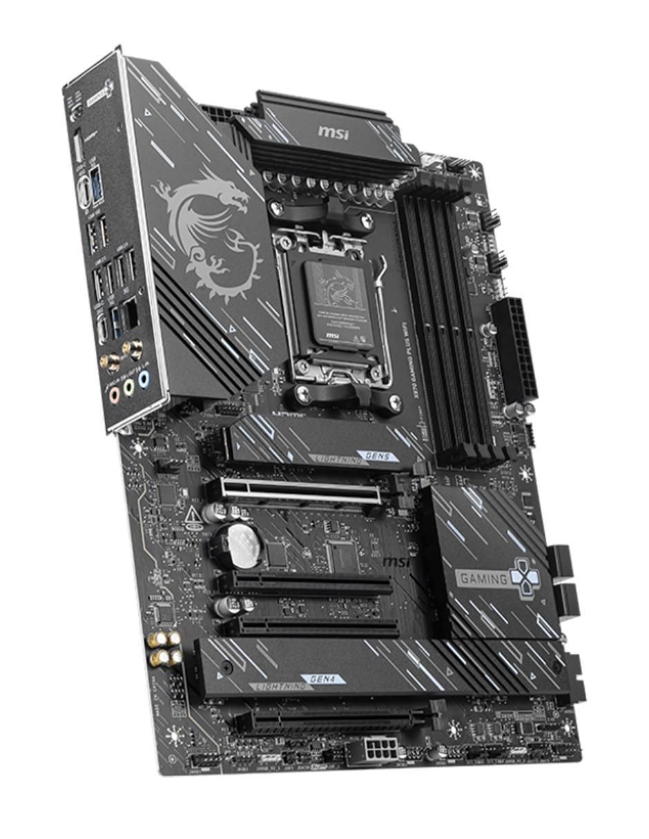 Tarjeta madre MSI X870 Gaming Plus compatible con procesador AMD
