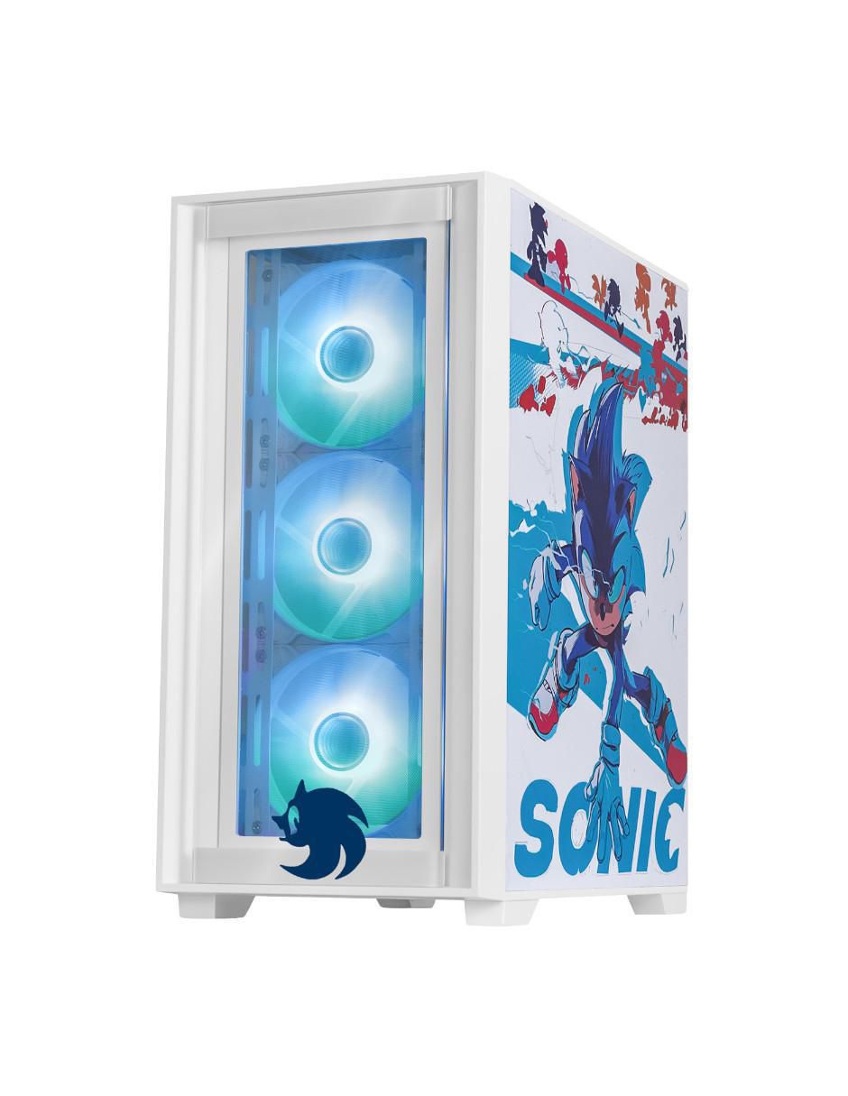 Gabinete Xtreme Pc Gaming Sonic Flash Edition
