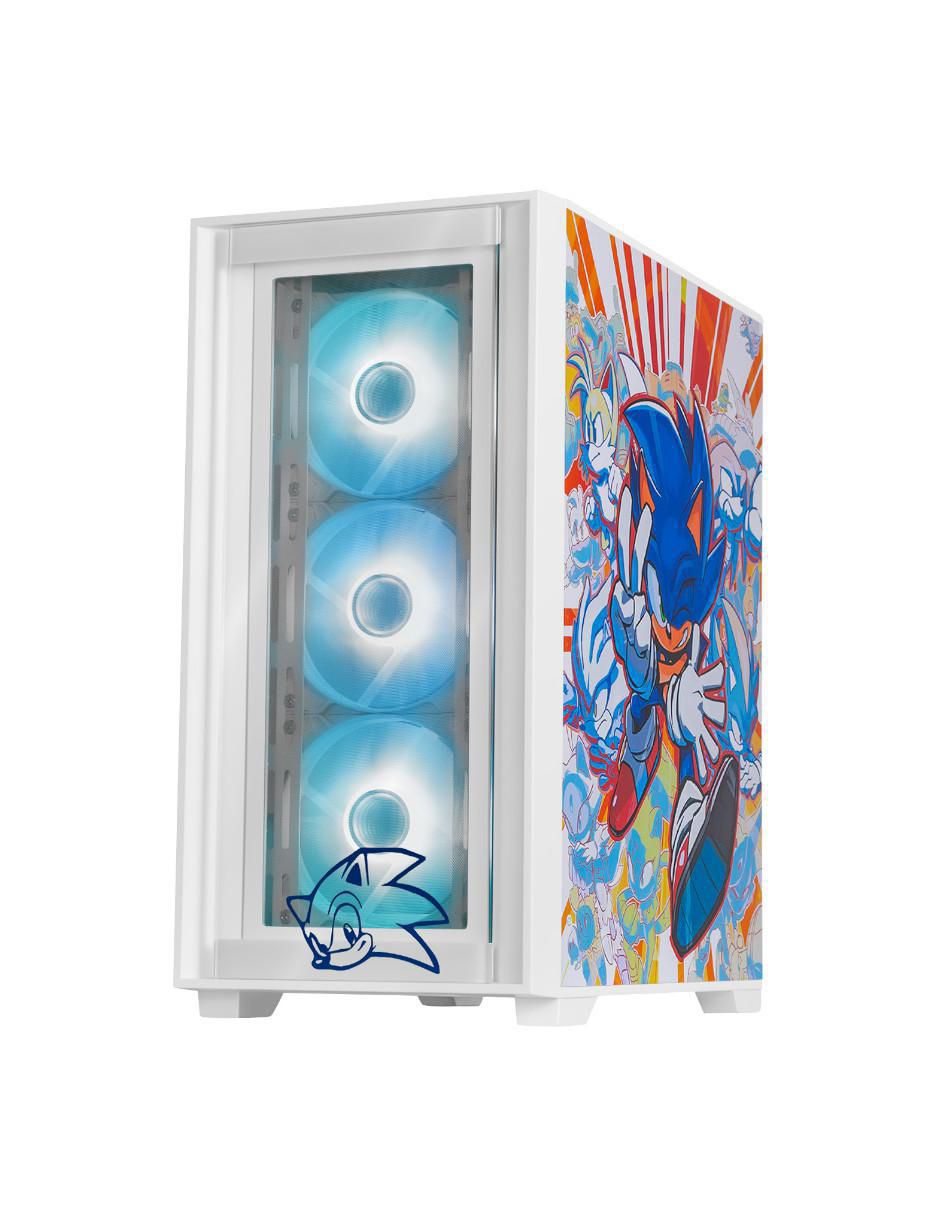 Gabinete Xtreme Pc Gaming Sonic Hedgehog Edition