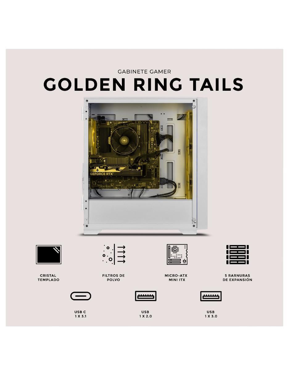 Gabinete Xtreme Pc Gaming Ring Tails Edition