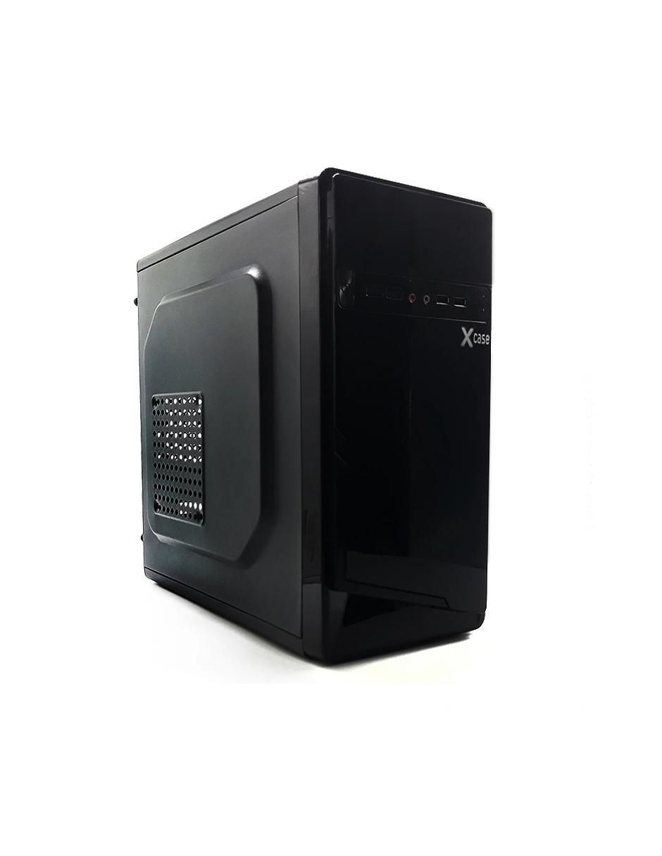 Gabinete Xcase Piano Black con fuente