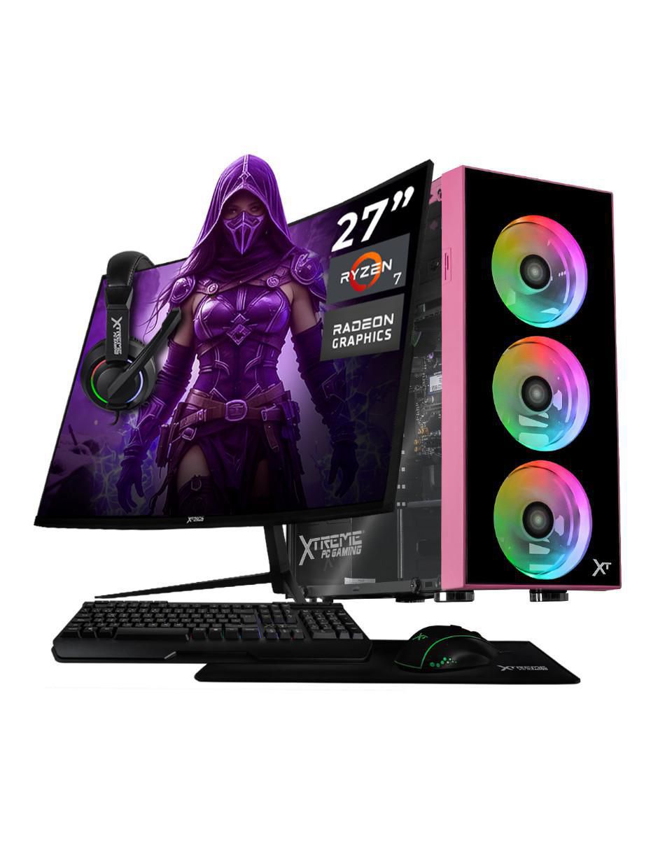 Computadora gamer XTPCR732GB5780MMDP 27 pulgadas Full HD AMD Ryzen 7 AMD Radeon 780M 16 GB RAM 500 GB SSD
