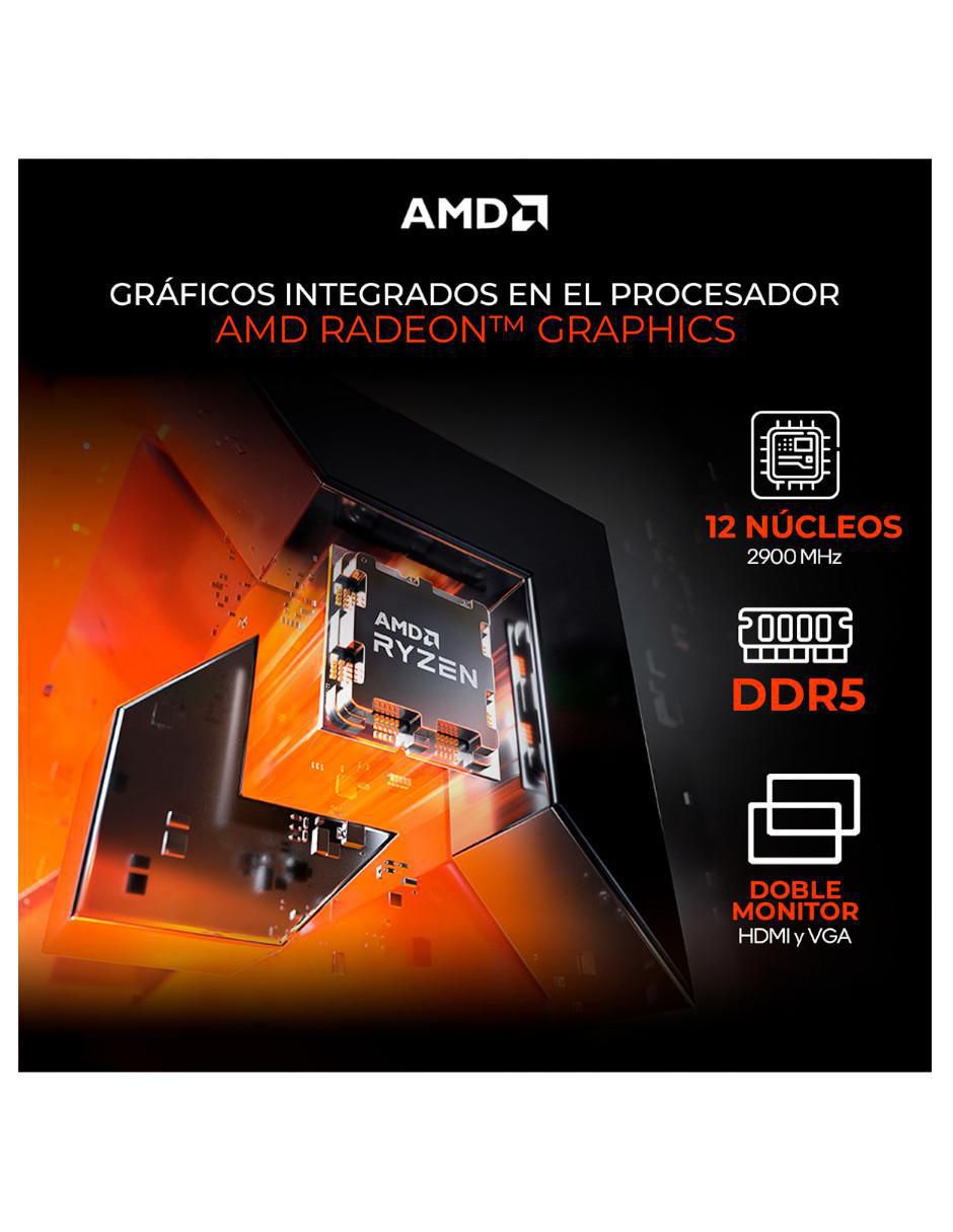 Computadora gamer XTPCR732GB5780MMDP 27 pulgadas Full HD AMD Ryzen 7 AMD Radeon 780M 16 GB RAM 500 GB SSD 8