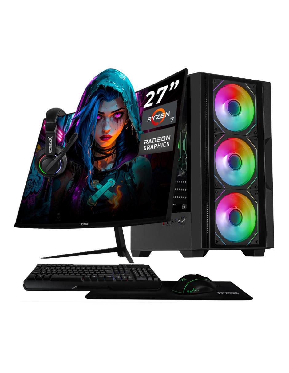 Computadora gamer XTPCR732GB5780MMDMB 27 pulgadas Full HD AMD Ryzen 7 AMD Radeon 780M 16 GB RAM 500 GB SSD
