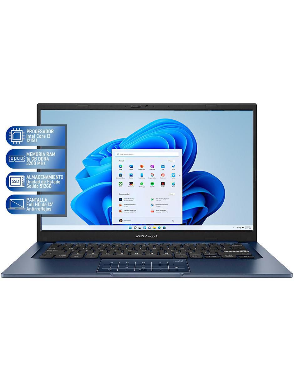 Laptop Vivobook 14 14 pulgadas Full HD Intel Core i3 Intel UHD 16 GB RAM 512 GB 2