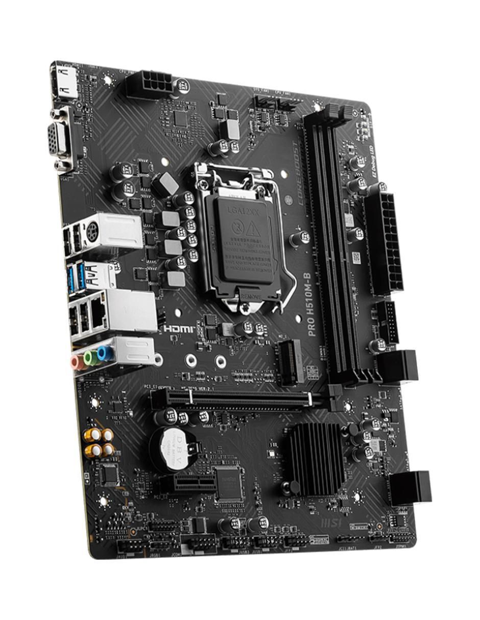 Tarjeta madre Pro H510M-B II compatible con procesador Intel 2