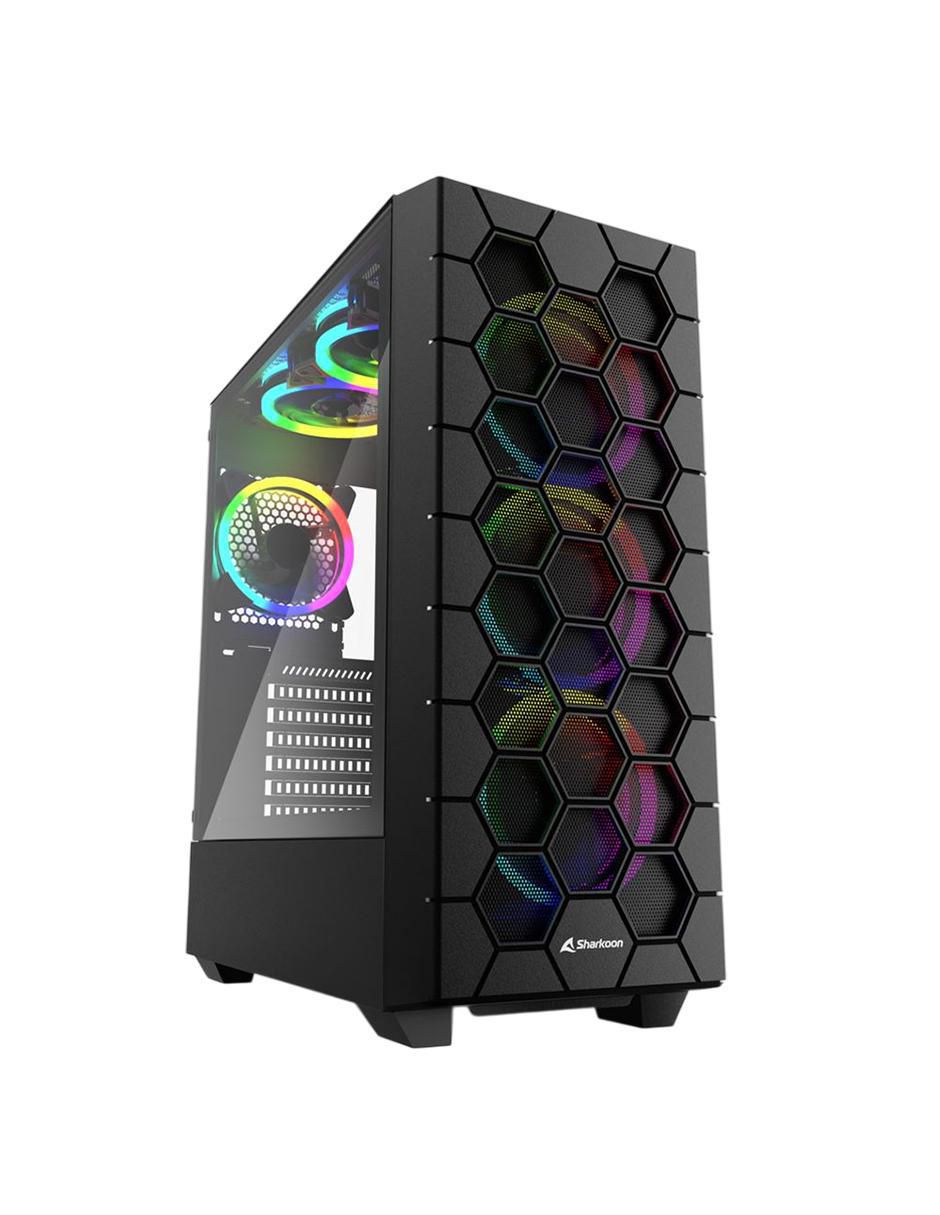 Gabinete Sharkoon Hex RGB C-Hexbk