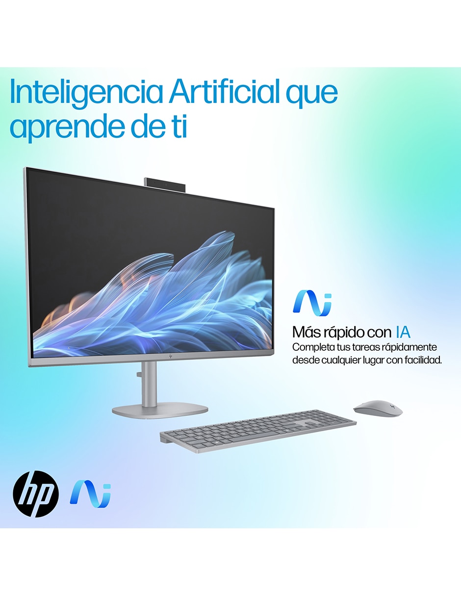 Computadora all in one HP OmniStudio X AIO 32-C0000LA 31.5 pulgadas 4K/UHD Intel core ultra 7 NVIDIA GeForce RTX 4050 16 GB RAM 1 TB SSD
