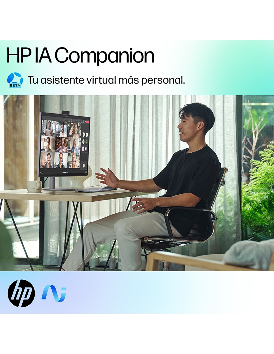 Computadora all in one HP OmniStudio X AIO 32-C0000LA 31.5 pulgadas 4K/UHD Intel core ultra 7 NVIDIA GeForce RTX 4050 16 GB RAM 1 TB SSD