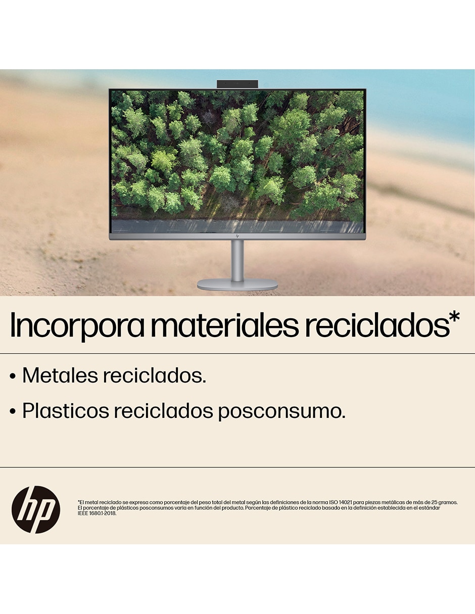 Computadora all in one HP OmniStudio X AIO 32-C0000LA 31.5 pulgadas 4K/UHD Intel core ultra 7 NVIDIA GeForce RTX 4050 16 GB RAM 1 TB SSD