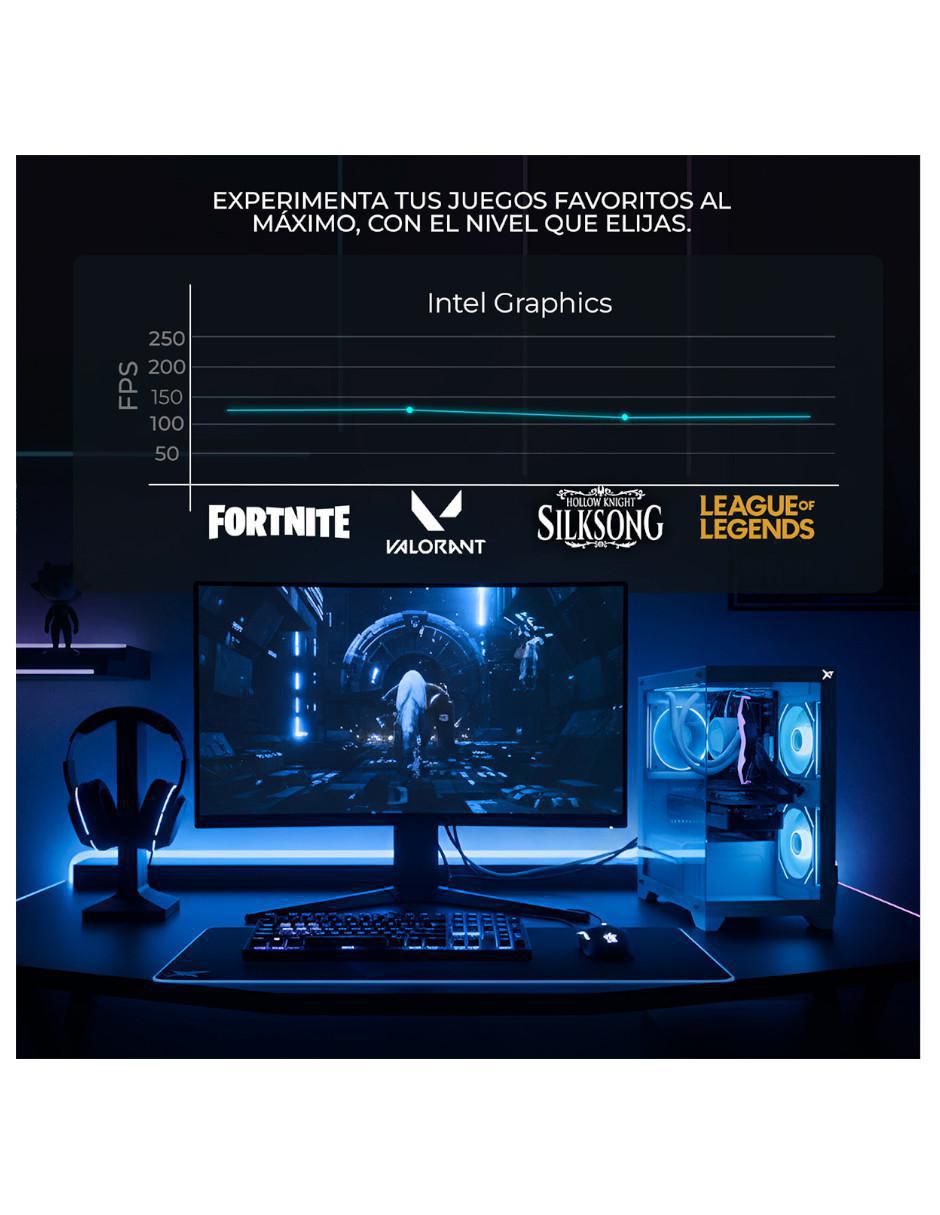 Computadora gamer XTACI516GBHD730MFB 23.8 pulgadas Full HD Intel Core i5 Intel UHD Graphics 730 16 GB RAM 1 TB SSD 3