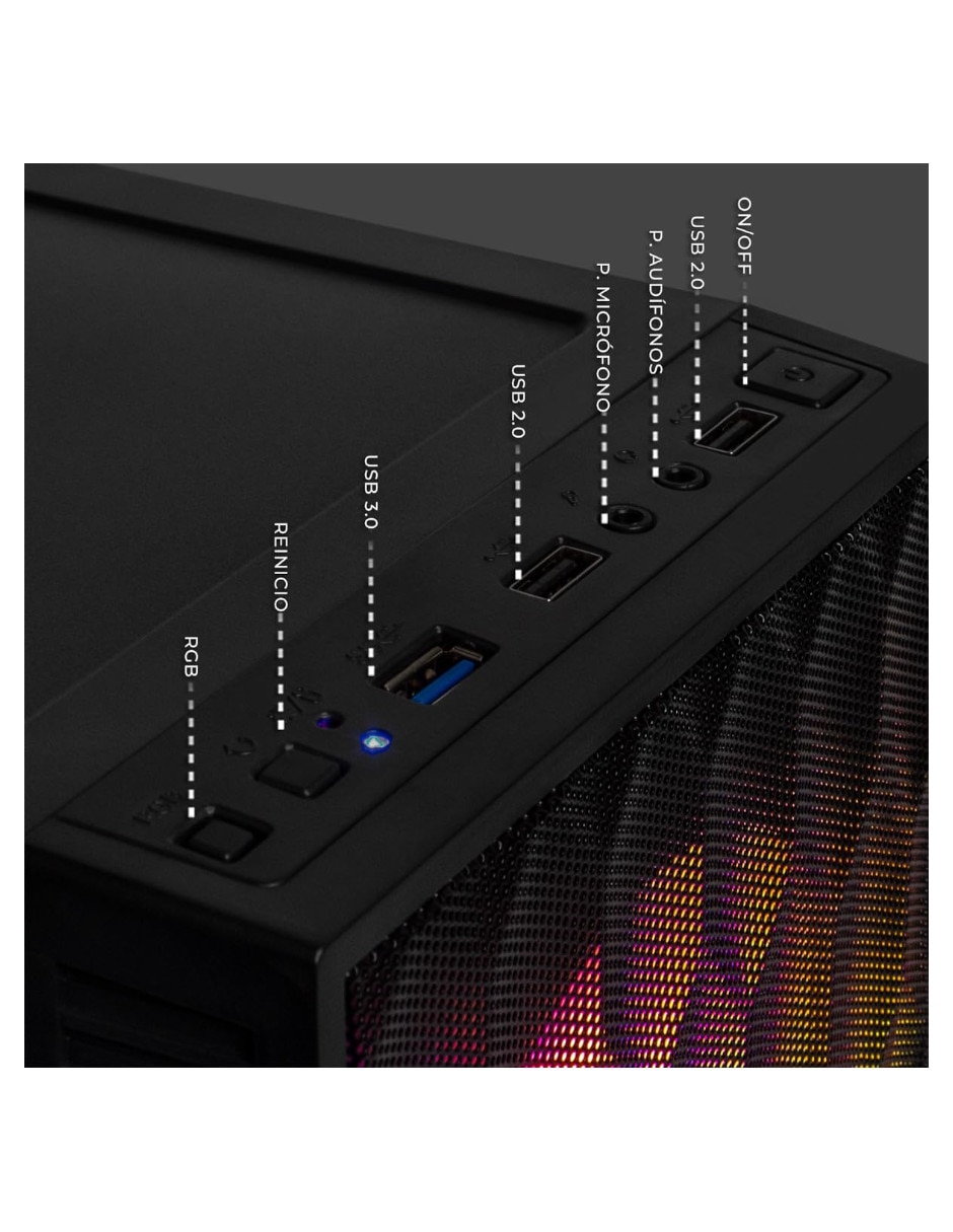 Computadora gamer XTACI516GBHD730MFB 23.8 pulgadas Full HD Intel Core i5 Intel UHD Graphics 730 16 GB RAM 1 TB SSD 6