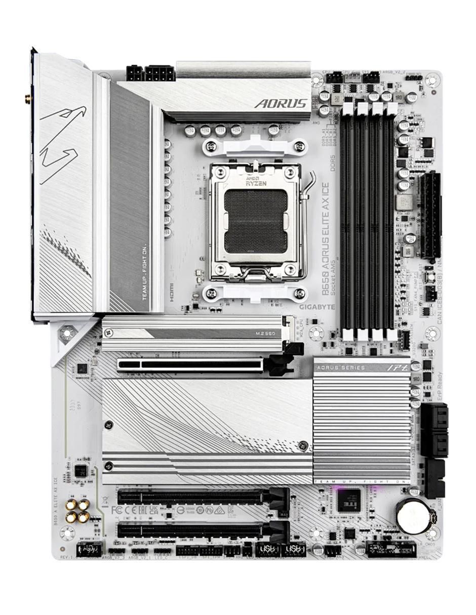 Tarjeta madre Gigabyte B650 Aorus Elite compatible con procesador AMD