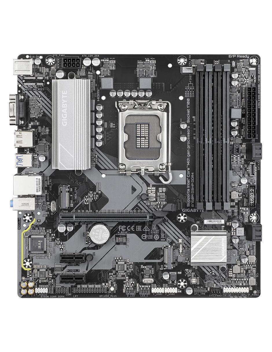 Tarjeta madre B760M D3HP DDR4 compatible con procesador Intel Tarjeta madre B760M D3HP DDR4 compatible con procesador Intel