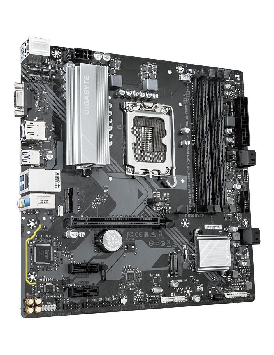 Tarjeta madre B760M D3HP DDR4 compatible con procesador Intel 3