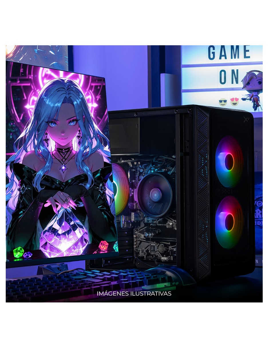 Computadora gamer Xtpcr716gbrenoirmcdb 23.8 pulgadas Full HD AMD Ryzen 7 16 GB RAM 1 TB SSD 12