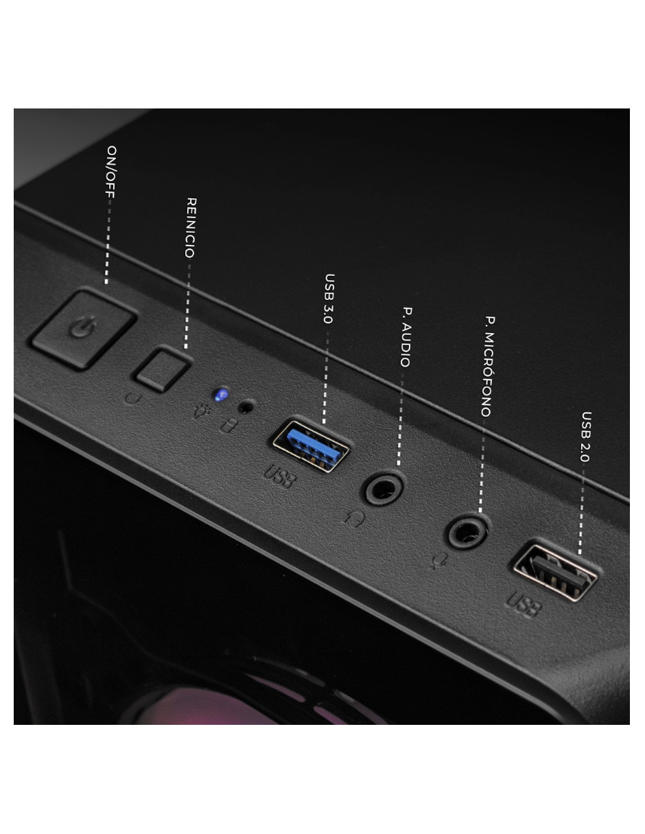 Computadora gamer Xtpcr716gbrenoirmcdb 23.8 pulgadas Full HD AMD Ryzen 7 16 GB RAM 1 TB SSD 5
