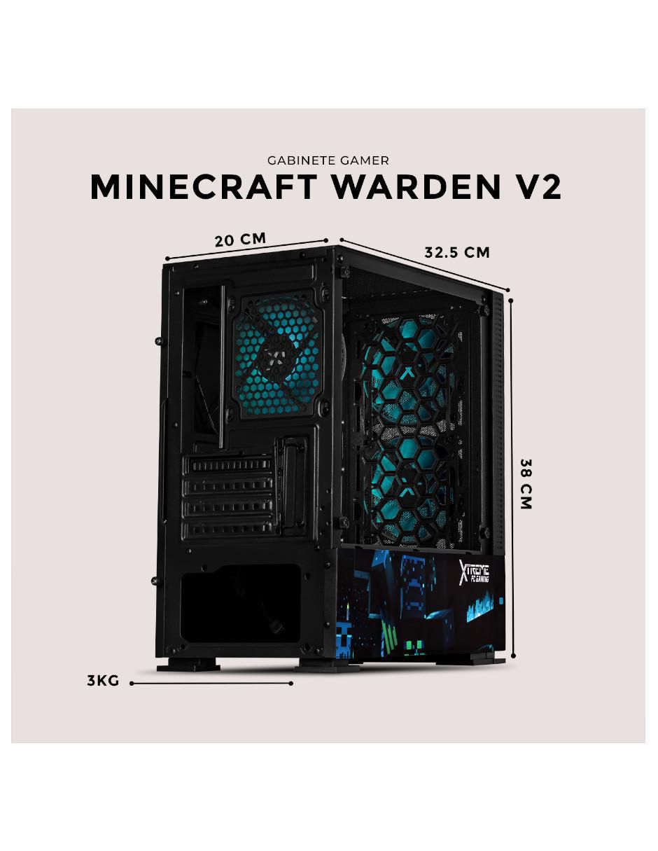 Gabinete Xtreme Pc Gaming Minecraft Warden
