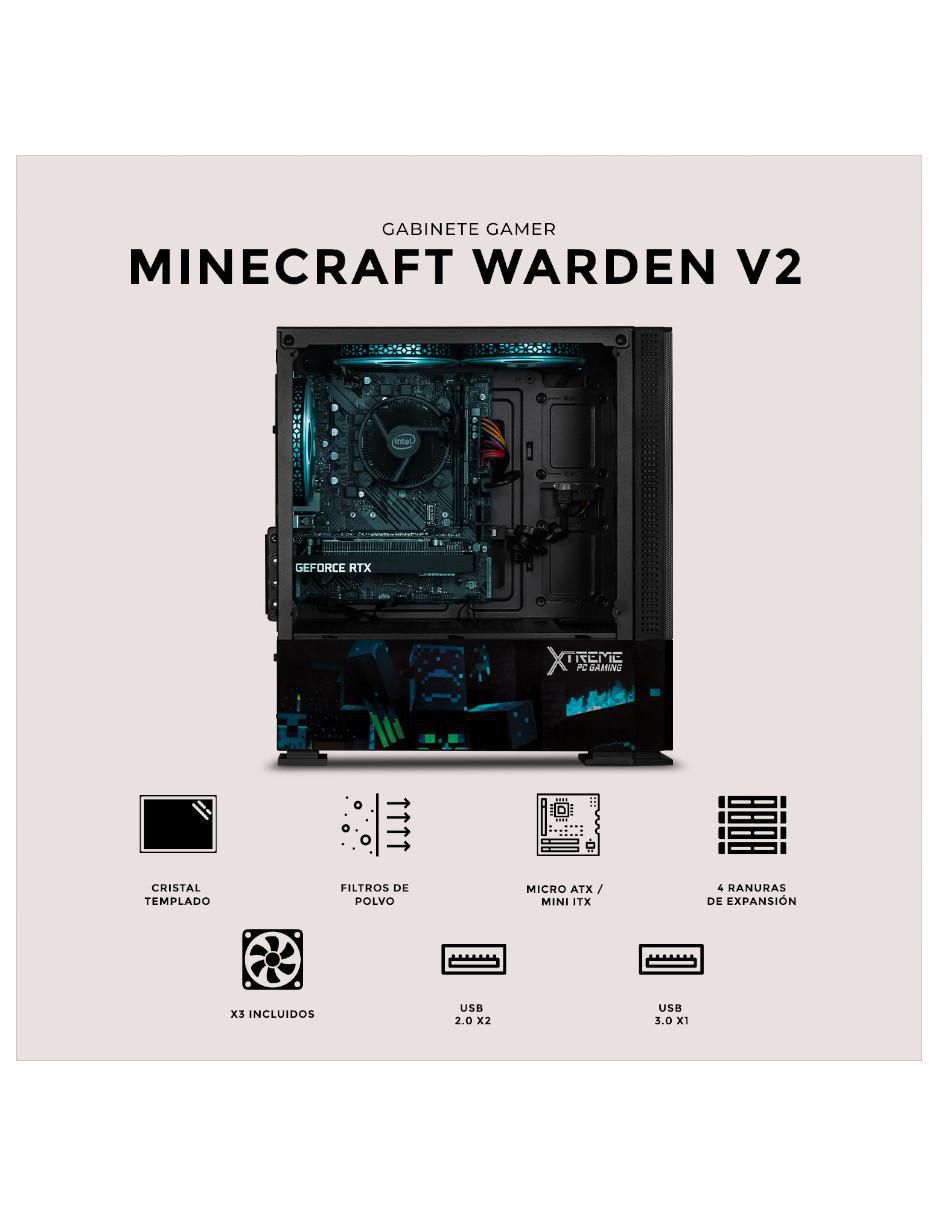 Gabinete Xtreme Pc Gaming Minecraft Warden
