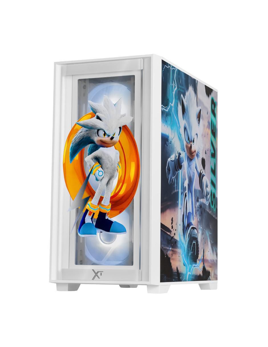 Gabinete Xtreme Pc Gaming Ring Silver Edition