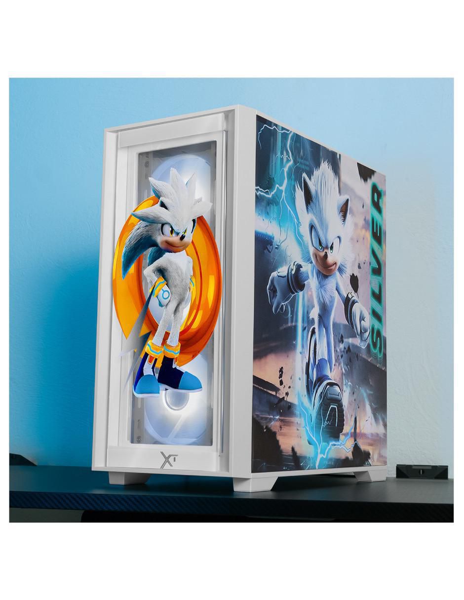 Gabinete Xtreme Pc Gaming Ring Silver Edition