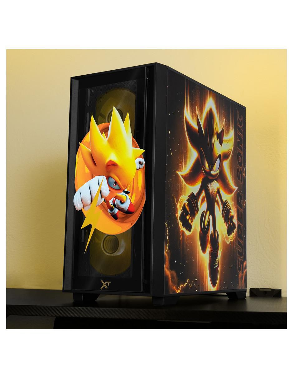 Gabinete Xtreme Pc Gaming Ring Super Sonic
