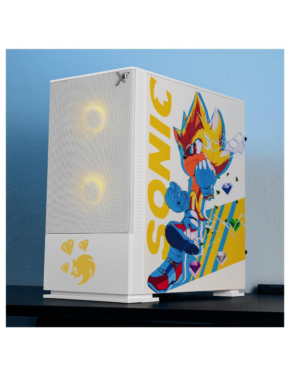 Gabinete Xtreme Pc Gaming Super Sonic Comic