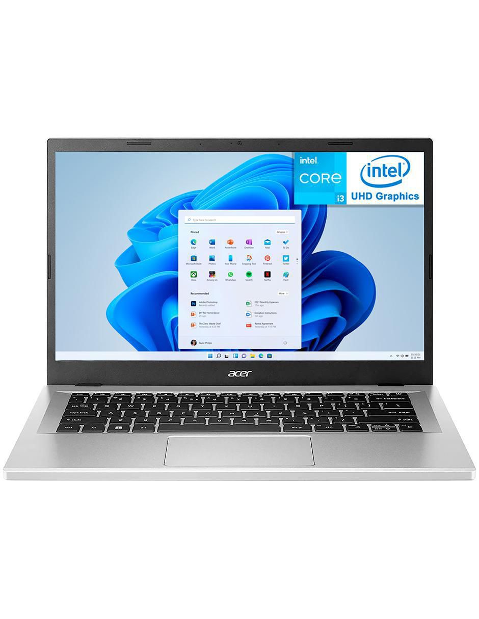 Laptop Aspire 3 14 pulgadas Full HD Intel Core i3 Intel UHD 8 GB RAM 128 GB SSD