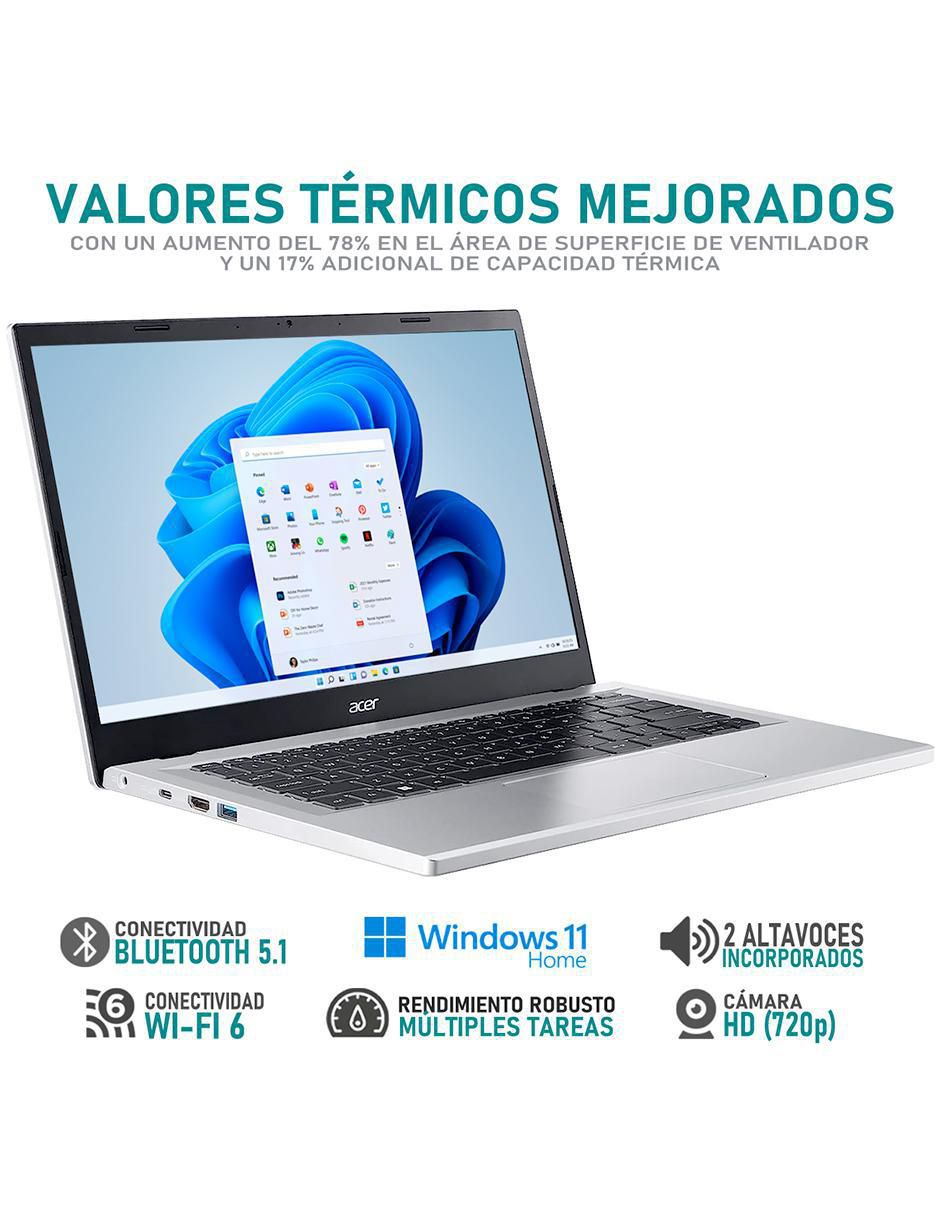 Laptop Aspire 3 14 pulgadas Full HD Intel Core i3 Intel UHD 8 GB RAM 128 GB SSD