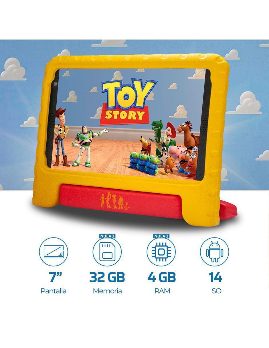 Tablet Kempler & Strauss ToyStory Kit 7 pulgadas 32 GB de almacenamiento de 4 GB RAM
