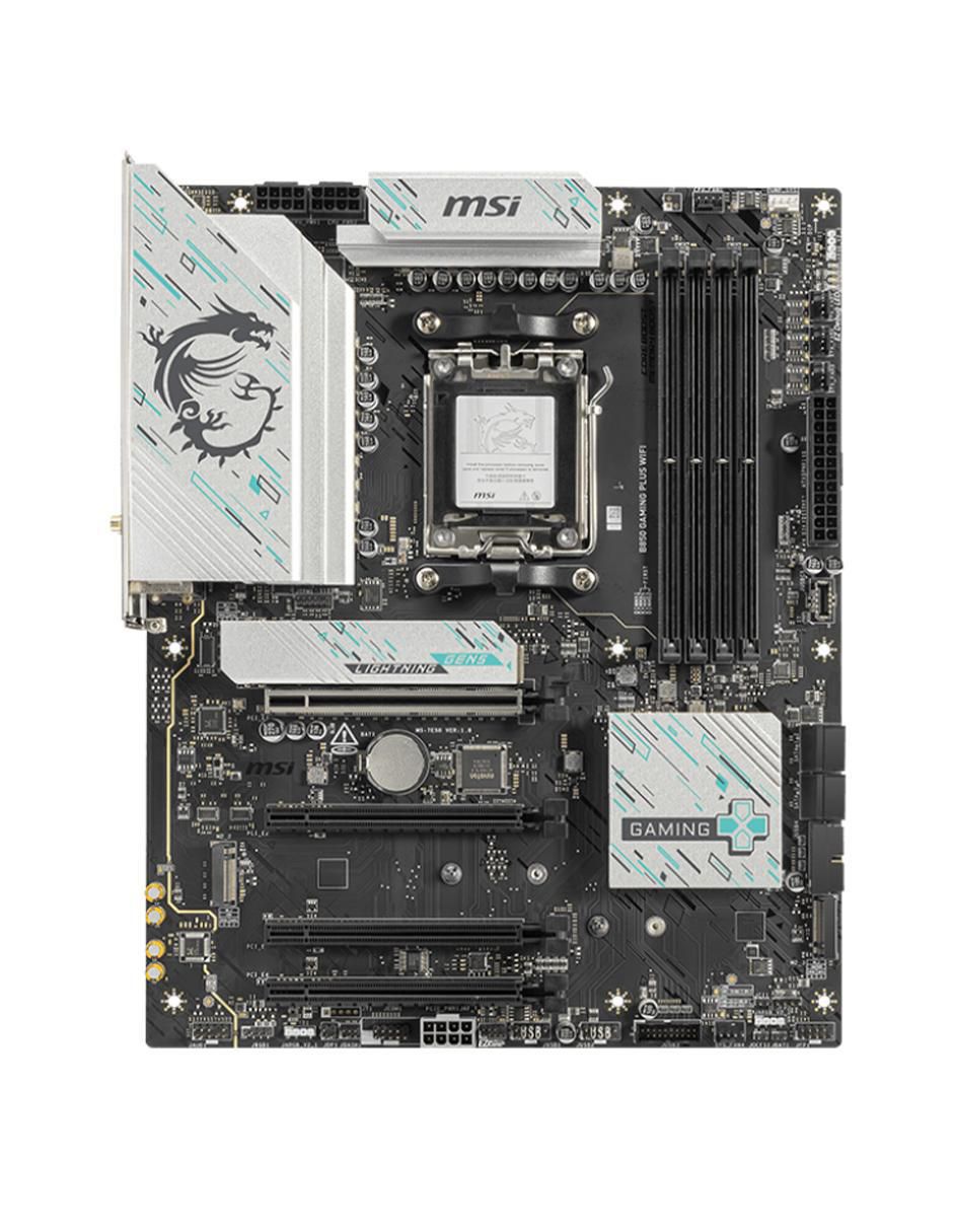 Tarjeta madre Msi B850 Gaming Plus compatible con procesador AMD
