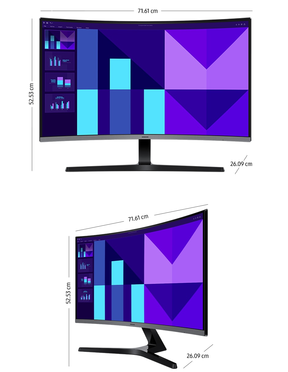 Monitor Samsung standard full HD 32 pulgadas LS32D390GALXZX