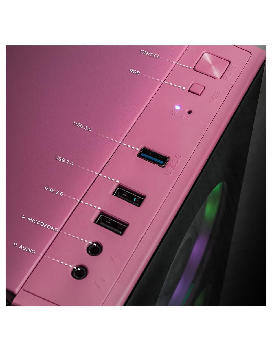 Computadora gamer XTPCR516GB3050DP AMD Ryzen 5 NVIDIA GeForce RTX 3050 16 GB RAM 500 GB SSD 3