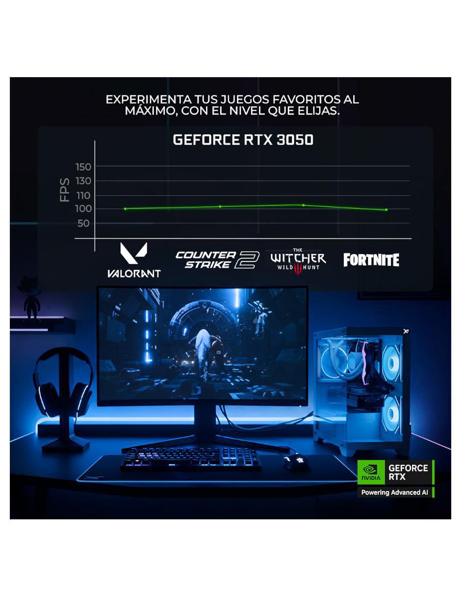 Computadora gamer XTPCR516GB3050DP AMD Ryzen 5 NVIDIA GeForce RTX 3050 16 GB RAM 500 GB SSD 7