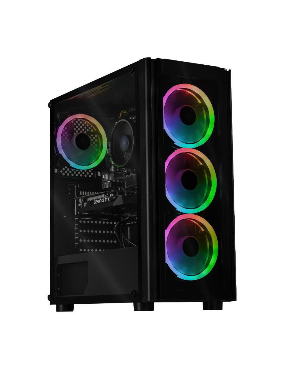 Computadora gamer XTPCR516GB3050DB AMD Ryzen 5 NVIDIA GeForce RTX 3050 16 GB RAM 500 GB SSD