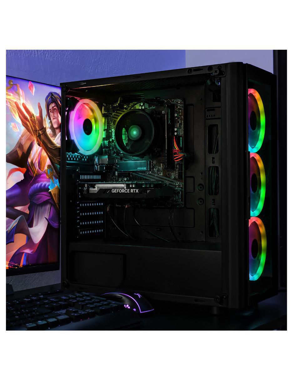 Computadora gamer XTPCR516GB3050DB AMD Ryzen 5 NVIDIA GeForce RTX 3050 16 GB RAM 500 GB SSD 6